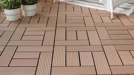 Material de construção oco ou sólido de alta resistência WPC Faça você mesmo Azulejo para deck