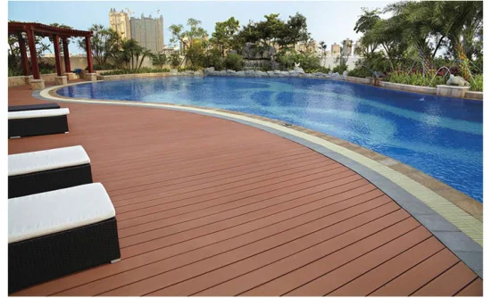 Piscina Coextrusão Sólida/oca Piso Externo Madeira Plástico Deck composto WPC